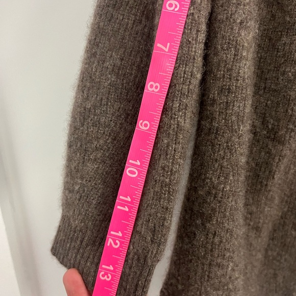 Poetry 100% Cashmere Button Front Cardigan Brown Size US 6 - Picture 9 of 9